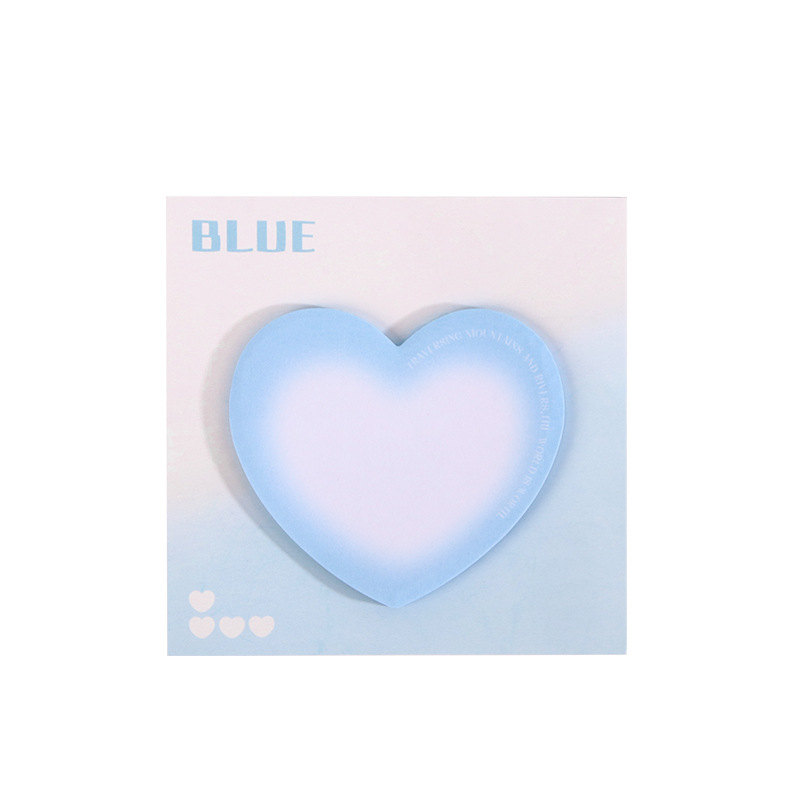 Pegatinas adhesivas de forma especial de color personalizadas de estilo ins, notas adhesivas de mensajes de estudiantes de sentido avanzado, se pueden pegar notas adhesivas desgarradas a mano