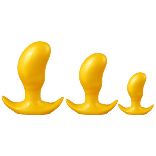 New Style Mango Four-Piece Anal Plug Soft Pearlescent Color Erotic Rear Garden Men and Women Use Self-Lubricating Adult Toys Wholesale