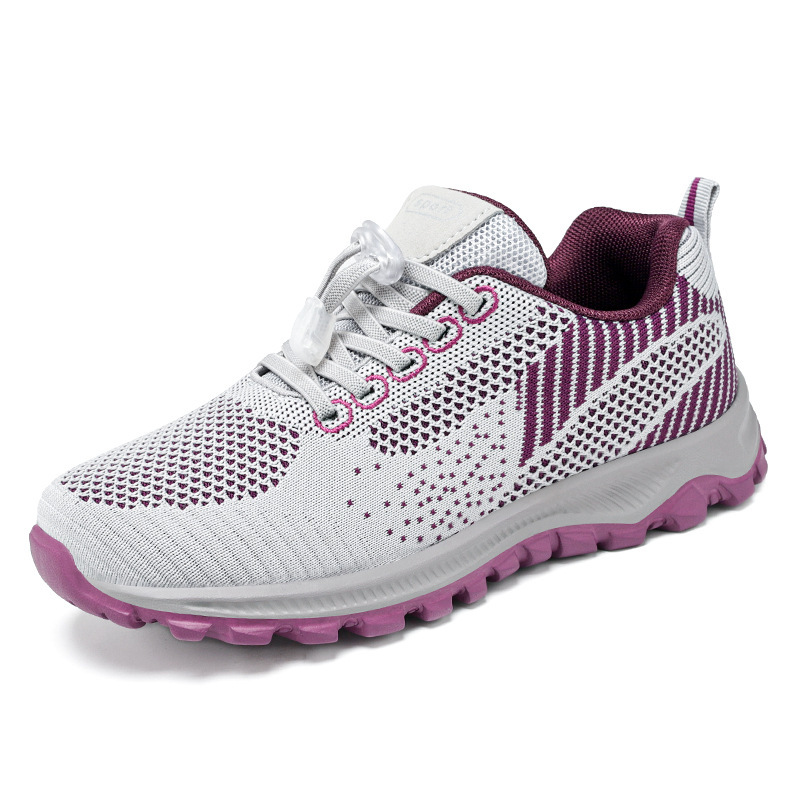 Zapatos de viaje de otoño personalizados cómodos de mediana edad y viejos zapatos de correr suaves zapatos deportivos pareja de ancianos