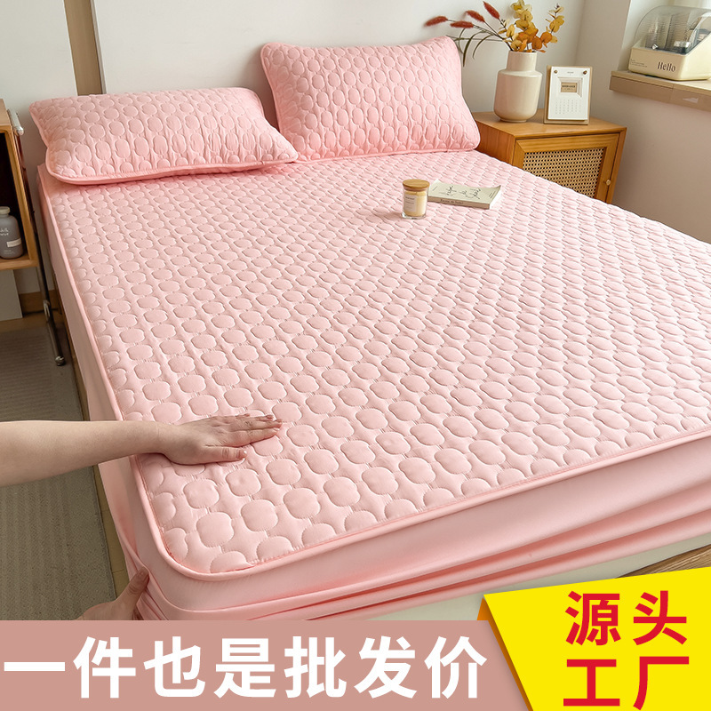 夹棉床笠2025年新款四季通用夹棉床罩单件床垫保护套隔脏全包床单|undefined