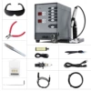 【220V European Standard】Spot Welding Machine + White Chain Cuff Jacket Set