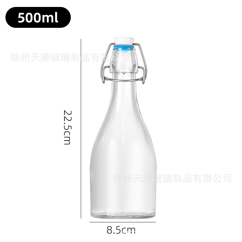 500ml 큰 배 투명;