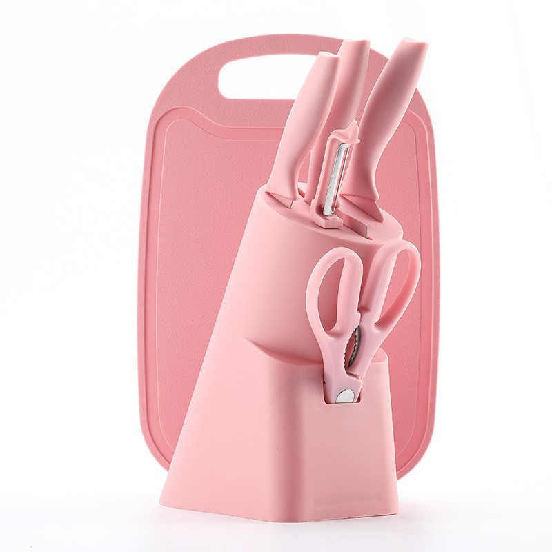 Siete conjuntos de tallos de trigo de color rosa puro