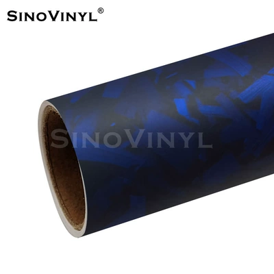 Automotive Film, Color-Changing Film Rearview Mirror Carbon - 15217-m-pet-dummy-flower-carbon-blue
