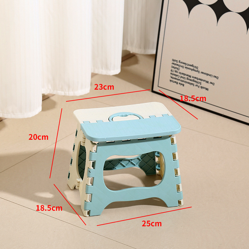 Taburete plegable telescópico, portátil para camping y viajes