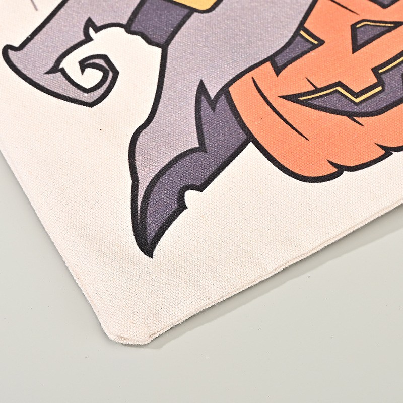 国境を越えた貿易ハロウィン漫画プリントキャンバスバッグ原宿ショルダーバッグ学生ファッションハンドバッグショッピングバッグ|undefined