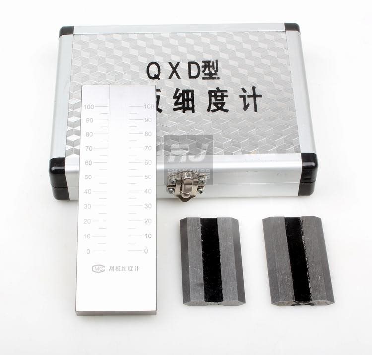 不锈钢QXD刮板细度计 0-25/50/100/150 细度板 涂料颗粒细度仪