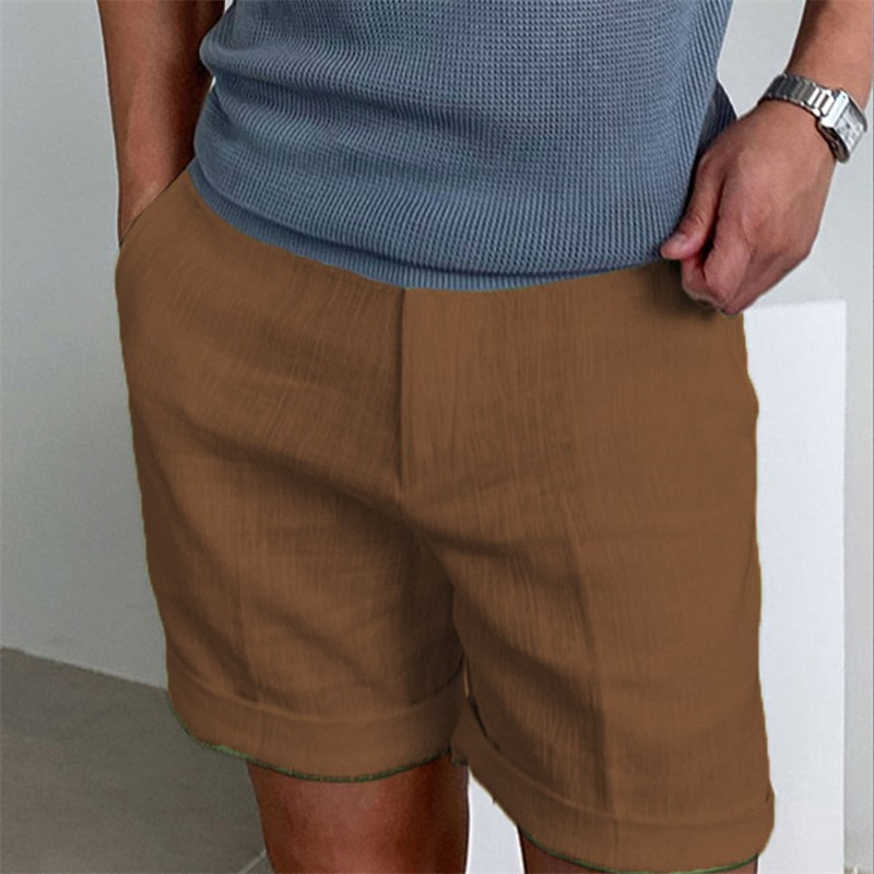 Casual, Sports Style Men's Solid Color Casual Sports Regular Fit Men's Bottoms