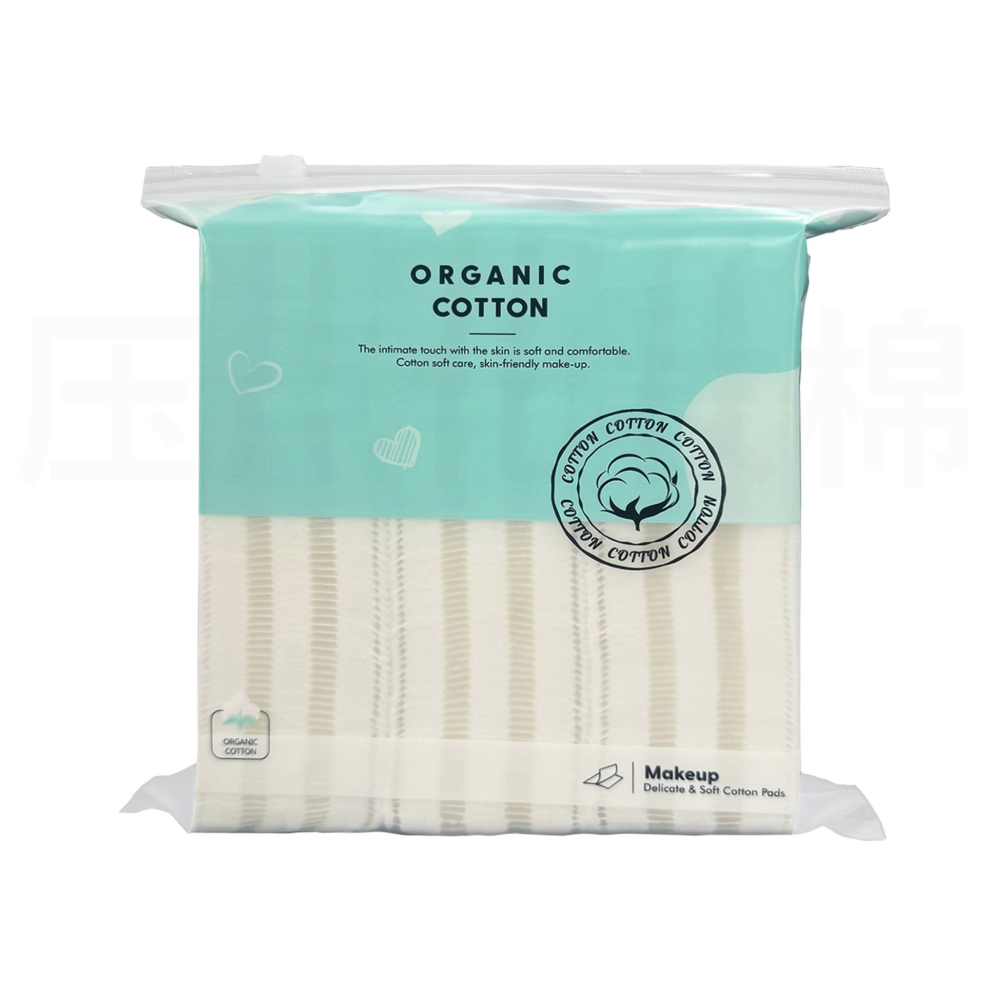 algodón desechable, algodón desmolgante, algodón desmolgante para la cara, 50 piezas / bolsa.