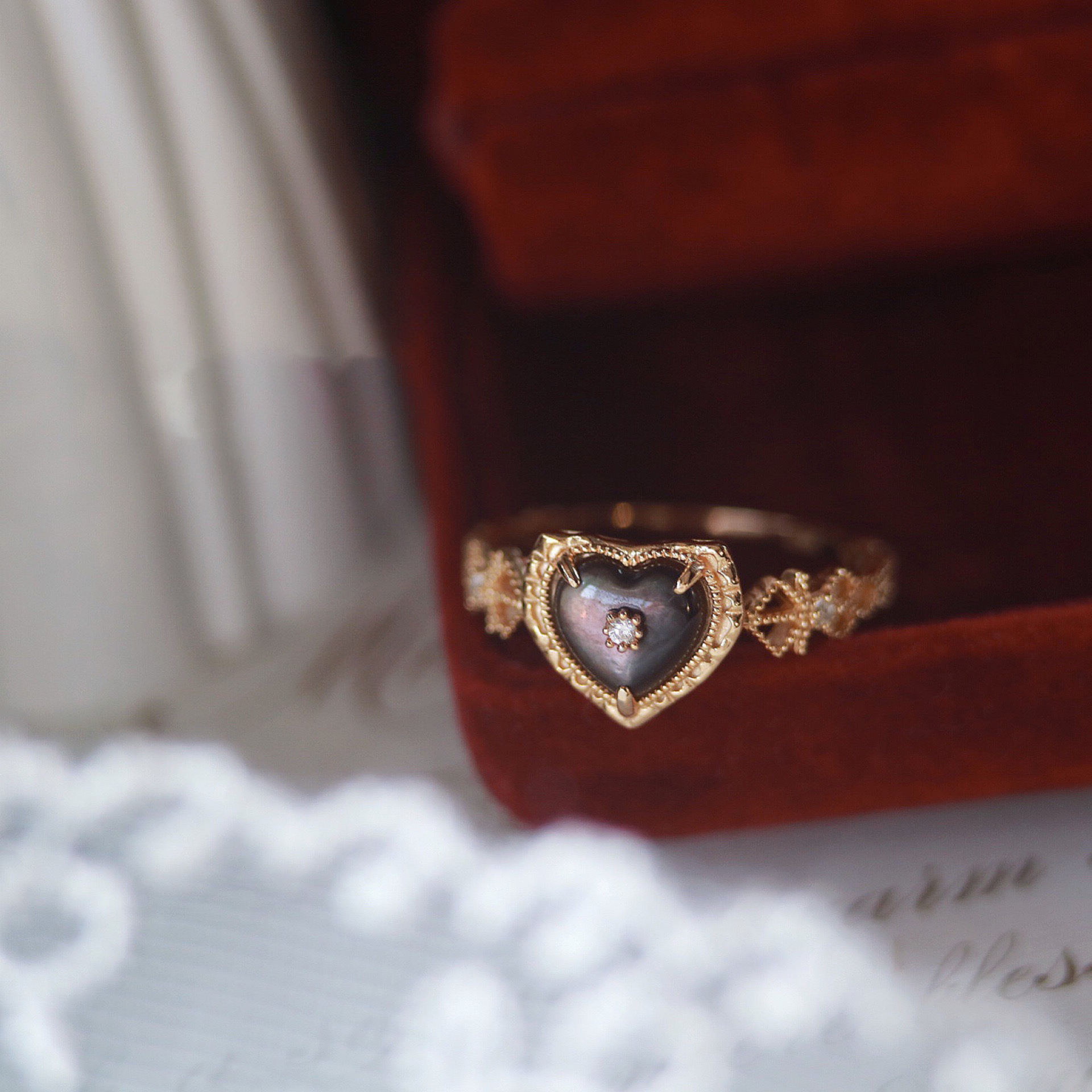 Modern Style Heart Shape Sterling Silver Plating Inlay Zircon 24k Gold Plated Rings display picture 1