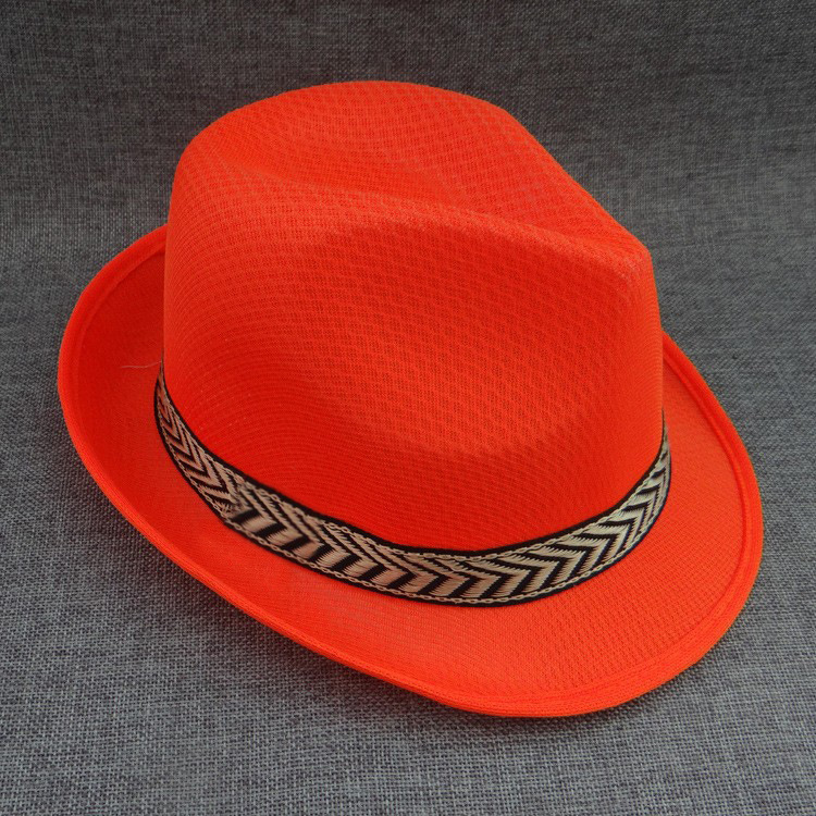 Sombrero de paja de estilo británico, protector solar de verano, sombrero de copa de luz al aire libre