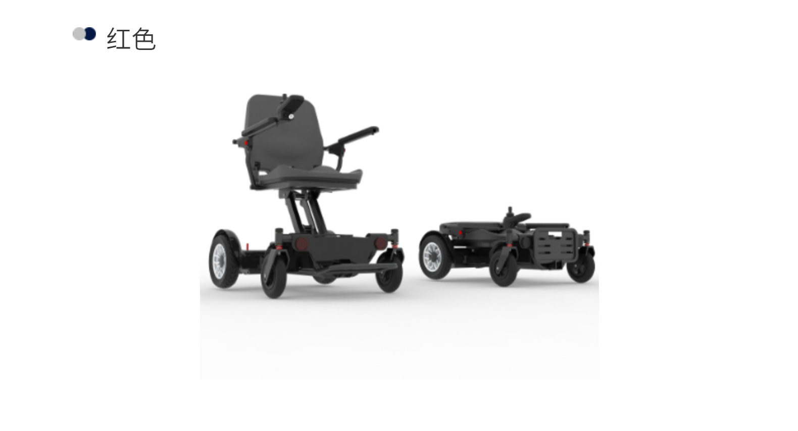 Elderly Mobility Scooter Electric Wheelchair with Automatic Folding Aluminum Alloy Frame and Lithium Battery, Direct Shipment from the Factory
