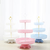 European -style multi -layer cake shelf life day, three -layer fruit disk light luxury style living room candy disk snack disk