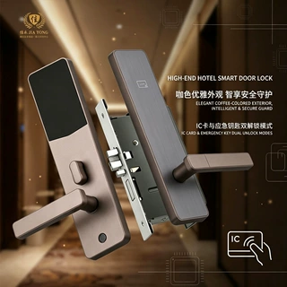 Semi-auto Smart Fingerprint Lock for Hotel Home