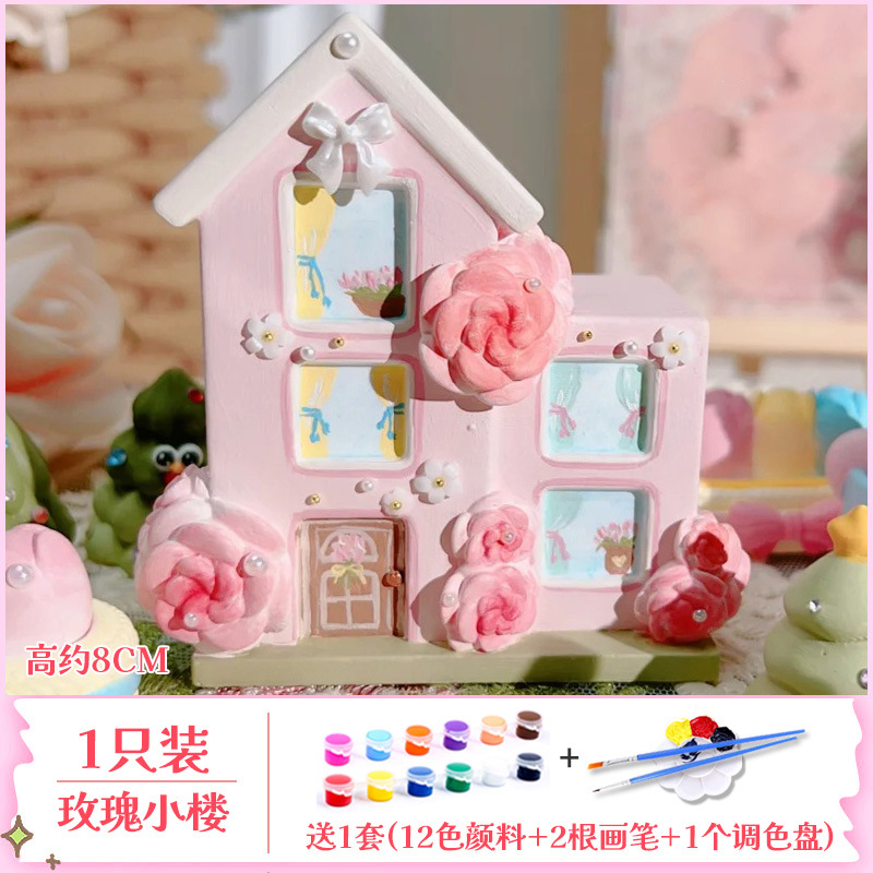 Muñecos de Yeso 3D para Pintar DIY Pintado a Mano para Manualidades