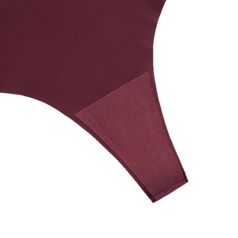 Bikini sexy tanga T pantalones deportivos transpirables de secado rápido ropa interior de mujer de una pieza de seda de hielo sin costuras Europa y América