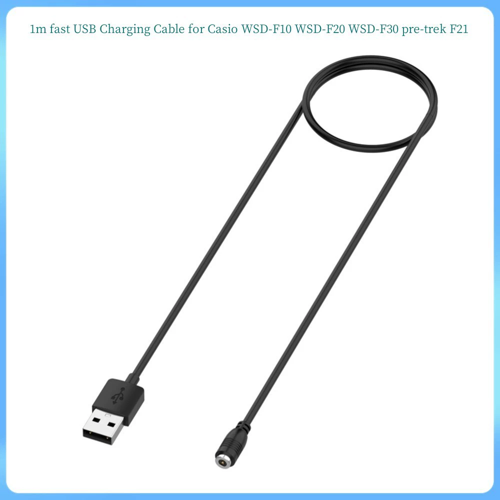 М Быстрая зарядка провода для Casio часы WSD-F10/F20/F30 зарядное устройство F21 зарядный кабель