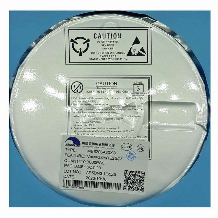 ΢��ME6206A18M3G��ѹ��������ѹ��CMOSоƬIC  ��̬����6uA