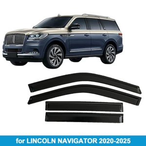 Suitable for Lincoln Navigator 2020-2025 Rain Shield Side Window Deflector Rain Eyebrow Thickened Version