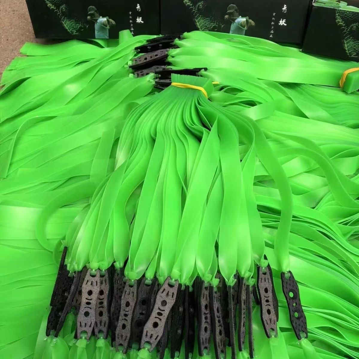 Flat band elastic outdoor competitive high elasticity bow 20 wide elastic band 1.0 1.2 1.5 thick bow elastic band