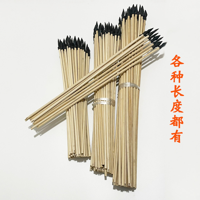 Pots Arrow Bamboo Arrow Stick Pots Arrow Safety Arrow Bow Special Arrow Children's Day Props Simulation Rubber Head Arrow