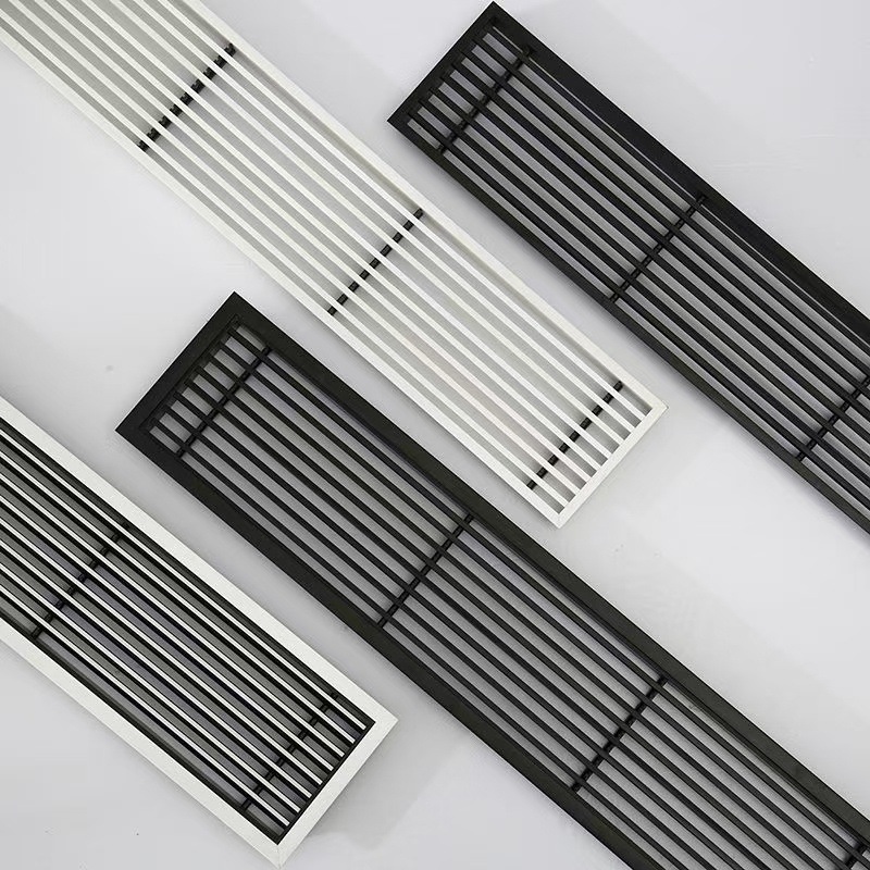 ABS风口中央空调条形出风口暗装无边吊顶通风口工程可调定制排风