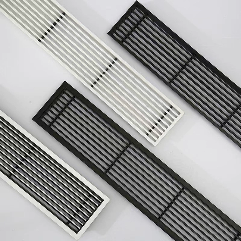 Вентиляционная решетка ABS для центрального кондиционирования, полосообразный воздуховод, безрамный потолочный вентиляционный отверстие, регулируемый, на заказ, для вытяжной системы