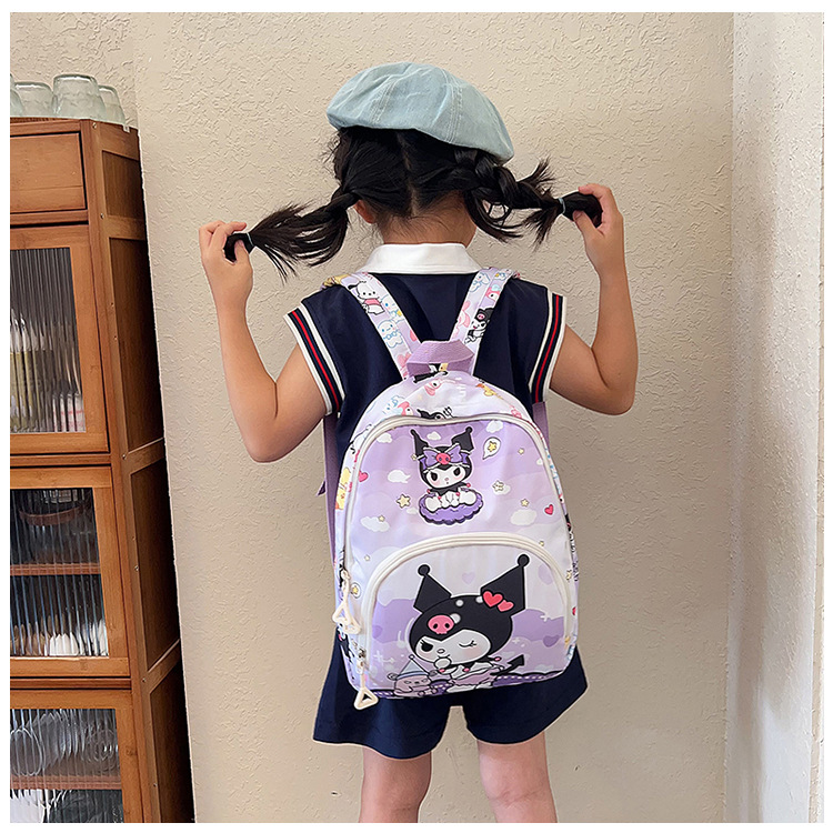 Cute cartoon, lightweight and lightweight schoolbag for kindergartens, fashionable and versatile children's backpacks for outdoor leisure travel undefined