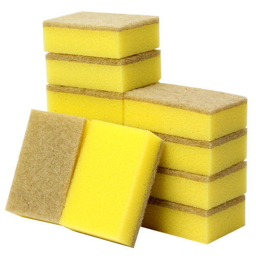 Sisal Sponge Scrub Sponge Kitchen Cleaning Dishwashing Sponge Scrub Bowl Pot Magic Scrub Factory Wholesale