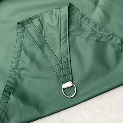 Avtomobil yan çətirləri — Outdoor Sunshade Sail - dark-green-thickened-ribbon-triangle-222