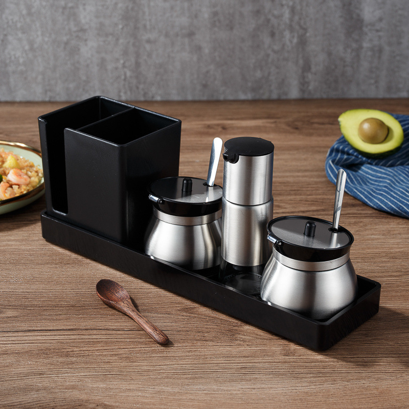 큰 수저와 젓가락 트레이 세트 B (캔 2개 + 스틸 115개)