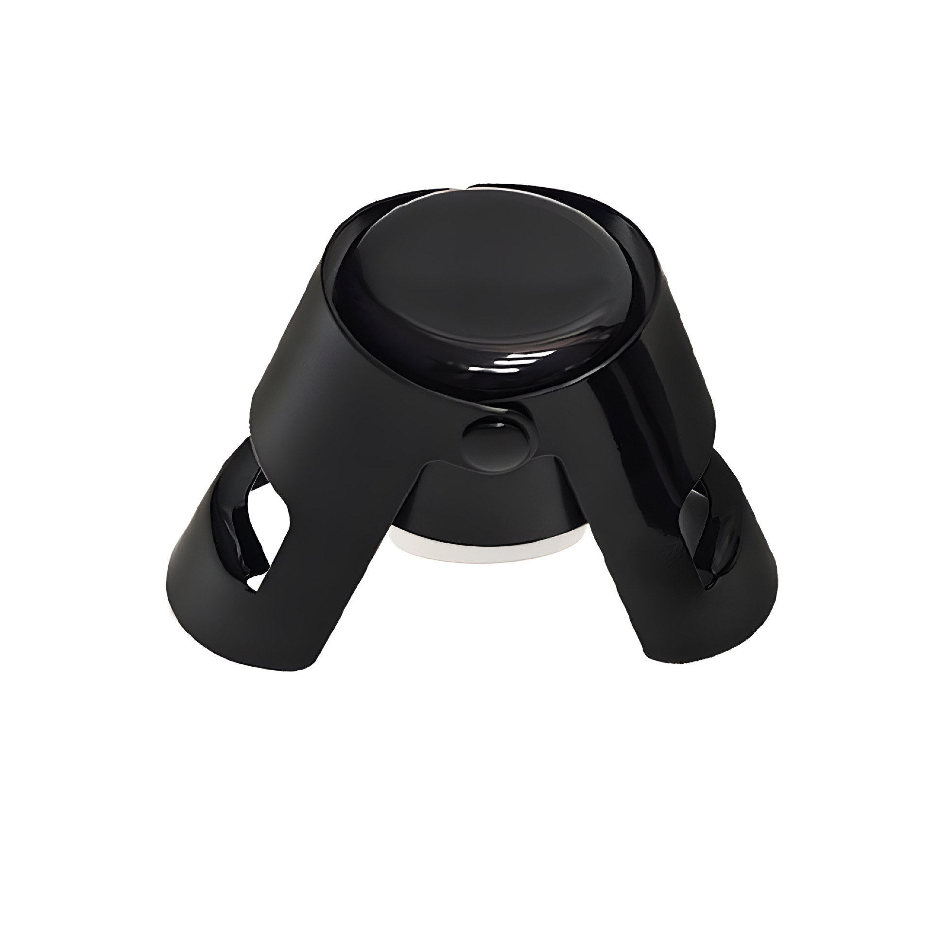 스프레이 페인트 블랙 스테인레스 스틸 샴페인 스토퍼 - 짧은 캡