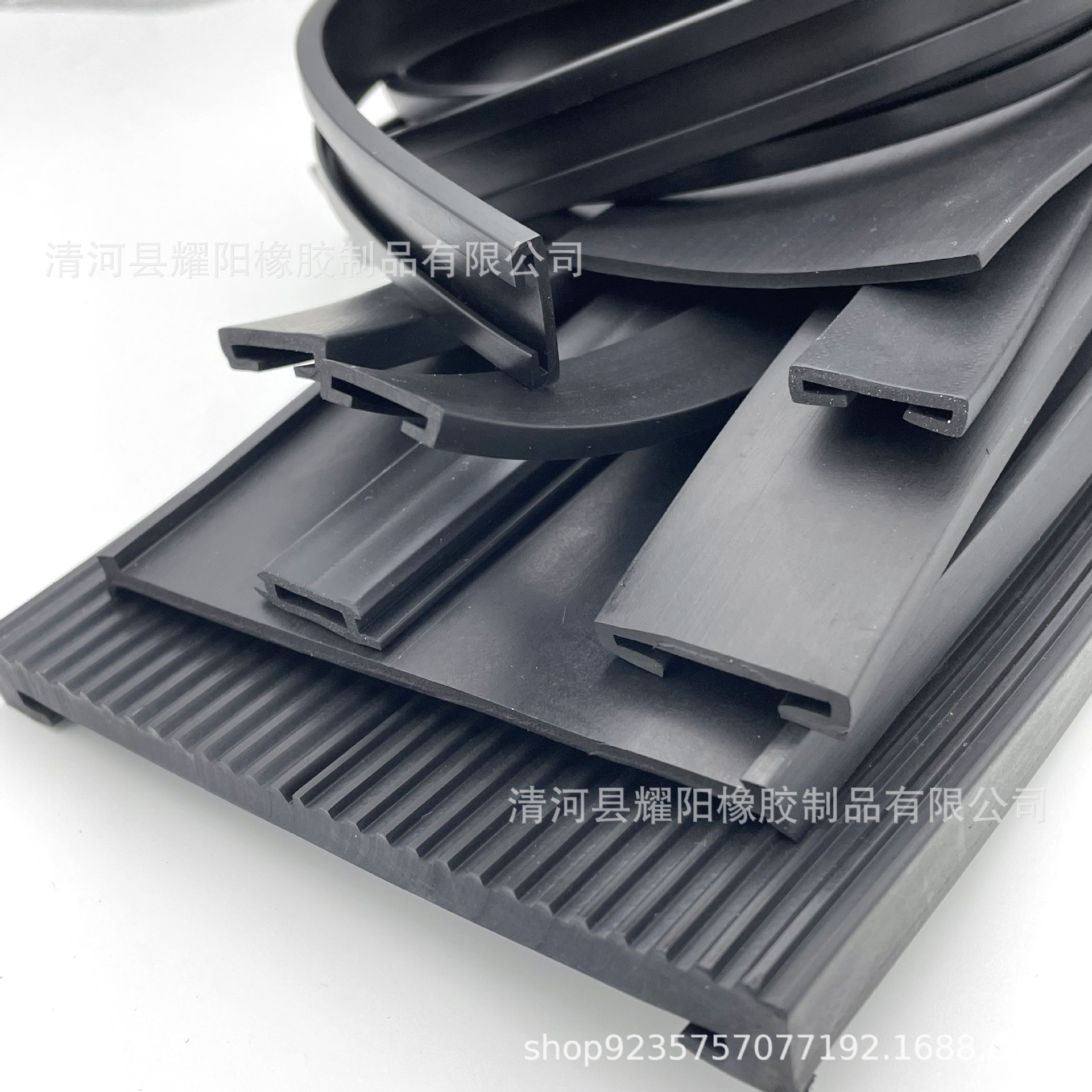 卡箍固定带密封条c形胶条喉箍连胶条管箍橡胶条耐油胶条