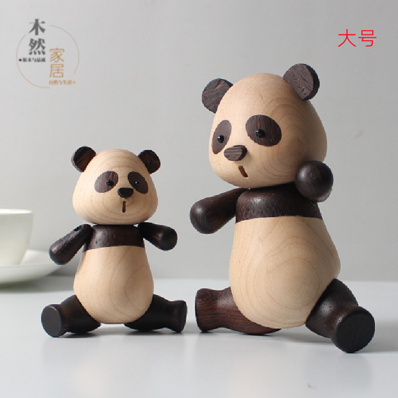 Creative Holiday Souvenirs,Panda Decorative Crafts,Hand Gift Sets,National Treasure Puppet Company Business Gifts