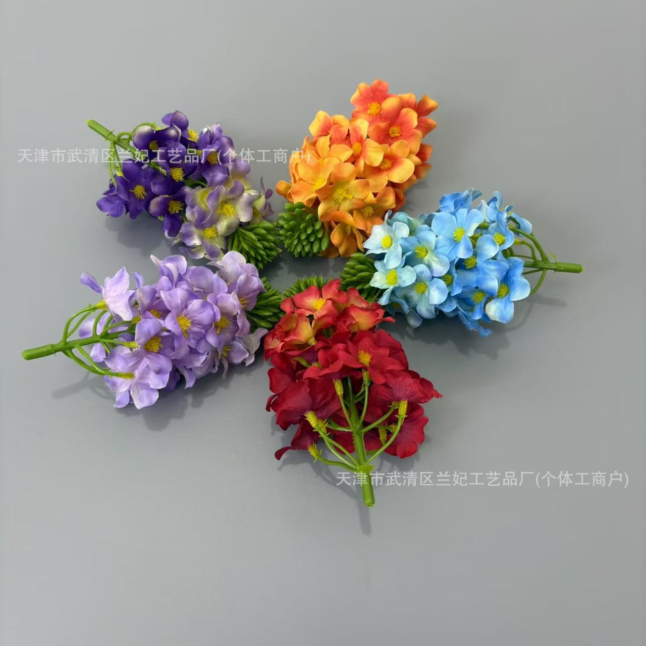 Simulación de jacintos de lavanda, flores de colza, flores de horquilla, flores de bricolaje hechas a mano, flores de boda, flores de pared, flores decorativas image 3