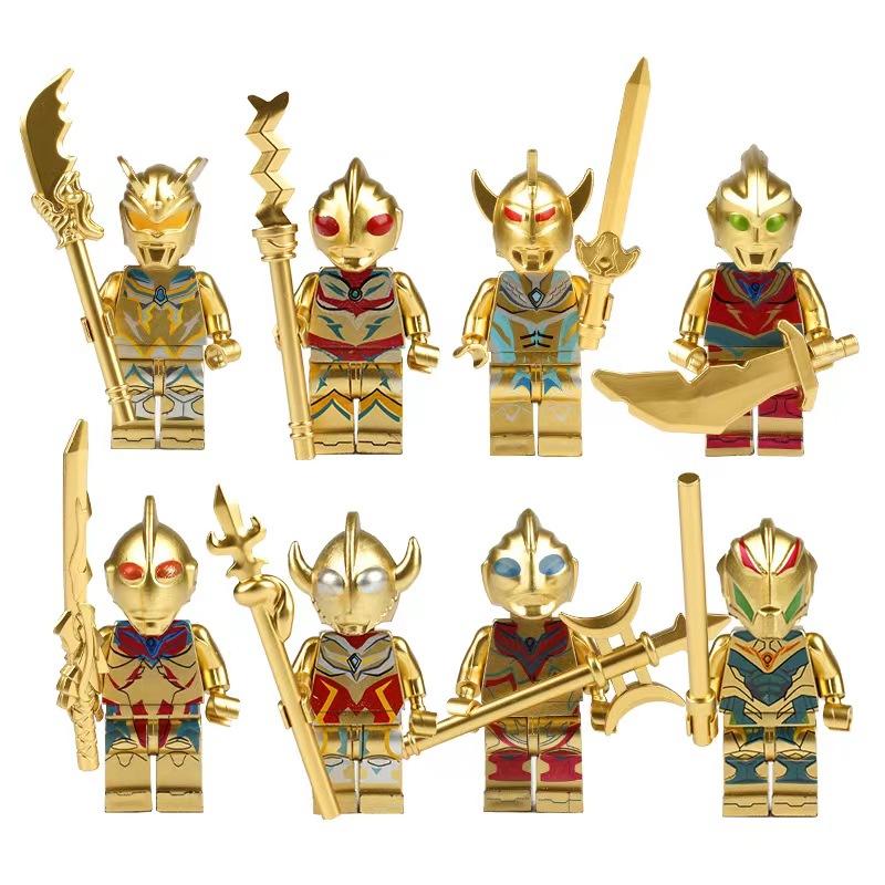 Cross-Border Warrior Building Block Figures, Hero Ninja Building Blocks, Wholesale Assembly Toys Exclusively for Foreign Trade