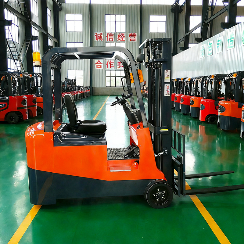 1 tonelada pequeño camión de carga eléctrica 1,5 toneladas tres fulcro elevador hidráulico camión elevador 2 toneladas de tracción trasera tipo carretilla elevadora