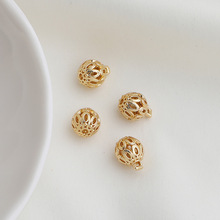 14K����ɫ���c�U������� 8mm�E�A����һ������K����diy���Ʒ