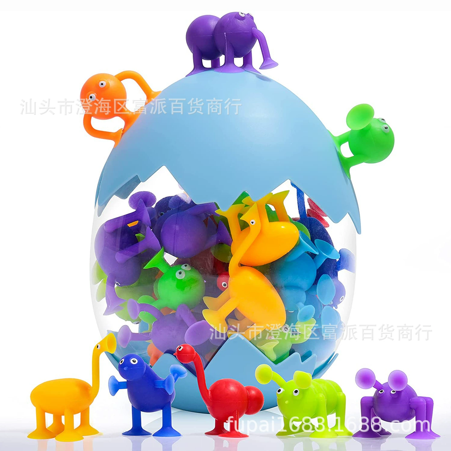 Присоска забавная игрушка с яичной скорлупой для хранения животных липкая музыка детская Ванна Ванная комната Игрушка костюм