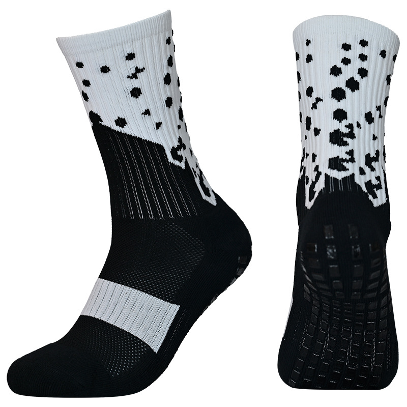 Jindong Professional Football Socks Summer Mid-Calf Sports Socks Breathable Non-Slip Football Socks Wear-Resistant Night Reflective Running Socks