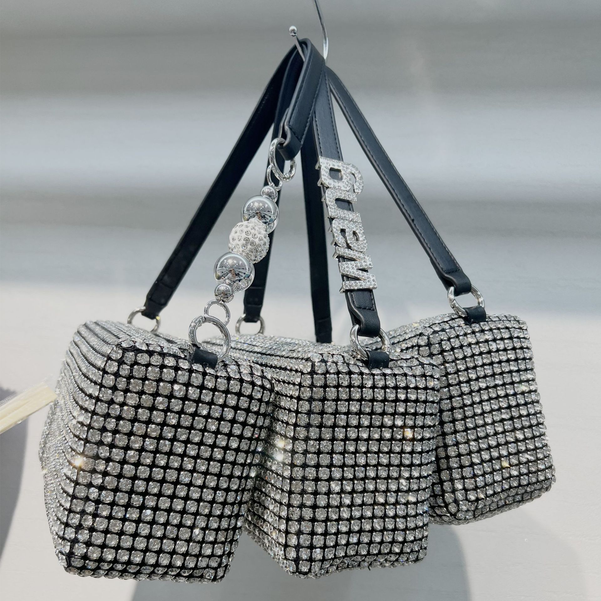 Bolsa de gala bolsa de mujer llena de diamantes bolsa de cubo con diamantes 2022 bolsa de mujer crossbody gran rey bolsa de diamantes pic 31
