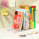 Acrylic Book Rack Reading Rack Book Holder Desktop Bookshelf Desktop Fixed Book Storage Artifact Transparent Storage Rack