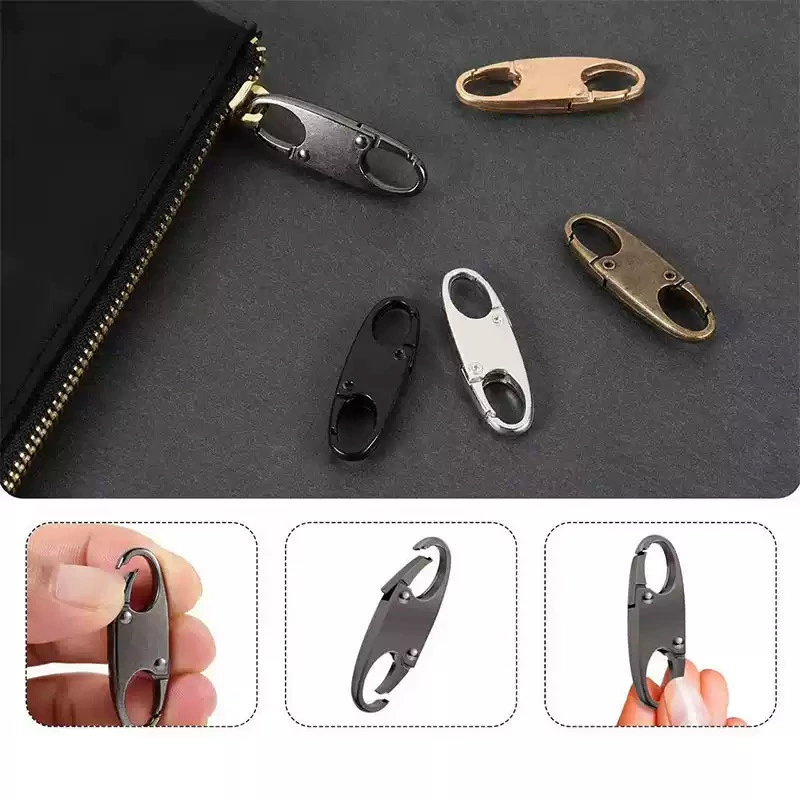 Противоугонная застежка-молния 8 слов пряжка S-образная пряжка карабинная пряжка ключ регулировка застежки чемодан молния Съемный пружинный сплав