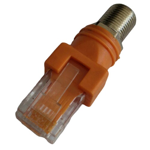 F female to 8P8C crystal head RJ45 crystal head to F female conversion adapter for monitoring cable use, custom-made