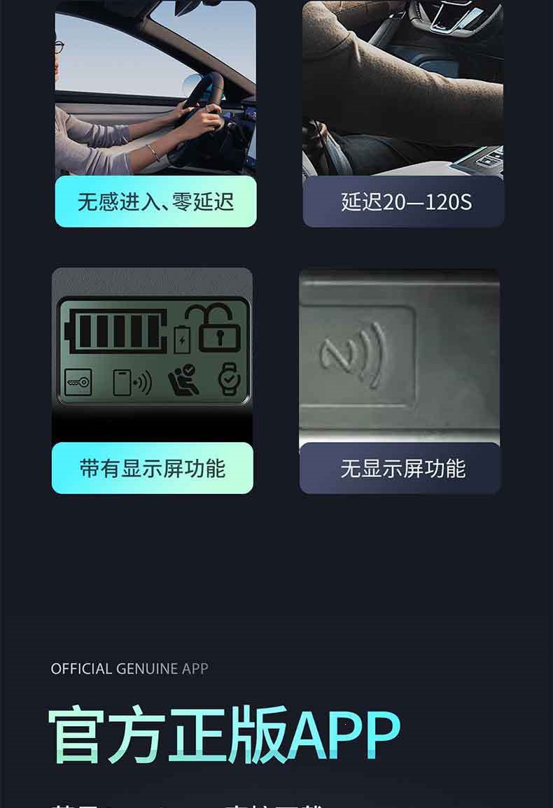 Cross-Border Black Technology Solar Car Smart Key Non-Destructive Modification and Upgrade Etc Digital Car Key Nfc Bluetooth