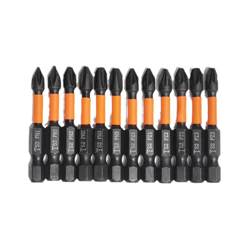 Cabezal de lote de par resistente al impacto Cabezal de lote de taladro de mano cruzado magnético fuerte Tornillo de boquilla de aire eléctrico 6PCS 12PCS Juego