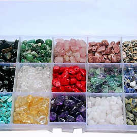 1500件diy饰品配件 珠子 宝石 玛瑙 绿松石 5MM-8MM碎石 串珠