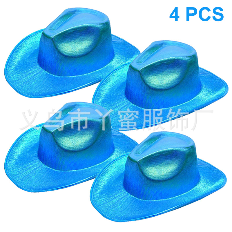 Conjunto de cuatro piezas azul colorido