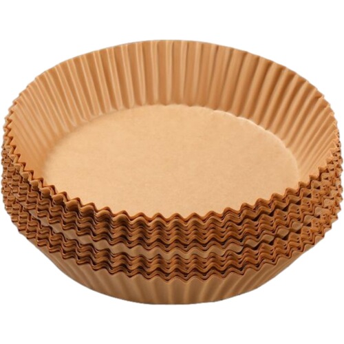 North and South Paper round multi-size woven tray pet bowl hot pot side dish plate air fryer special paper wholesale