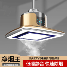 棋牌室麻将机吸烟灯空气净化器照明灯麻将馆排烟抽油烟机